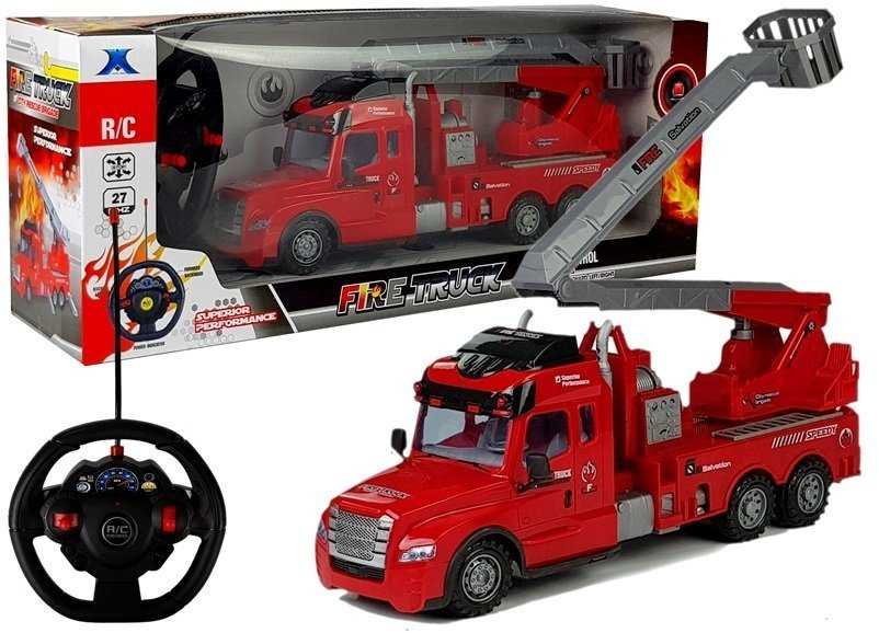 Straż Rc gaisrinės automobilis Lean Toys