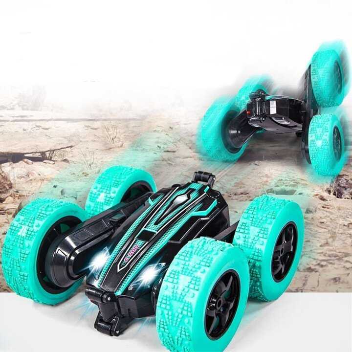Lean Toys Twister Stunt Car Nuotoliniu būdu valdomas kaskadininkų automobilis