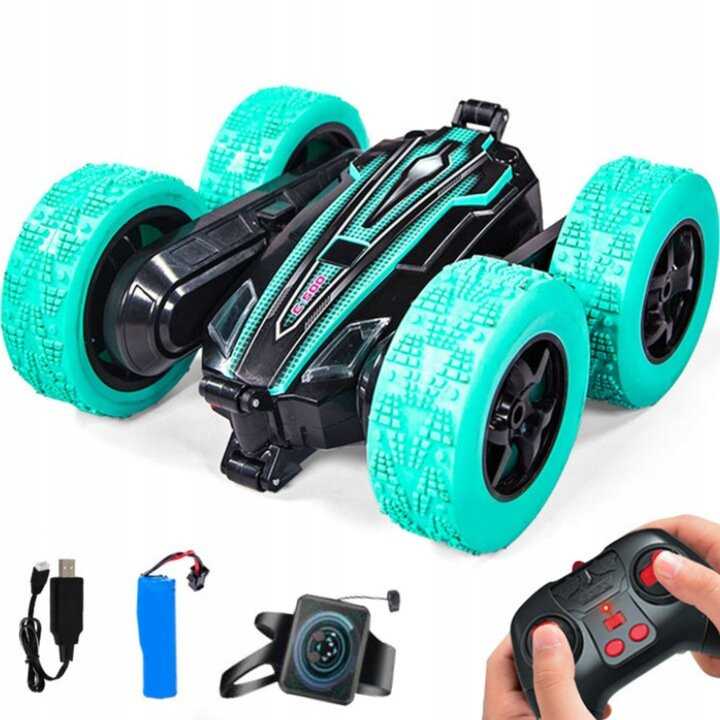 Lean Toys Twister Stunt Car Nuotoliniu būdu valdomas kaskadininkų automobilis