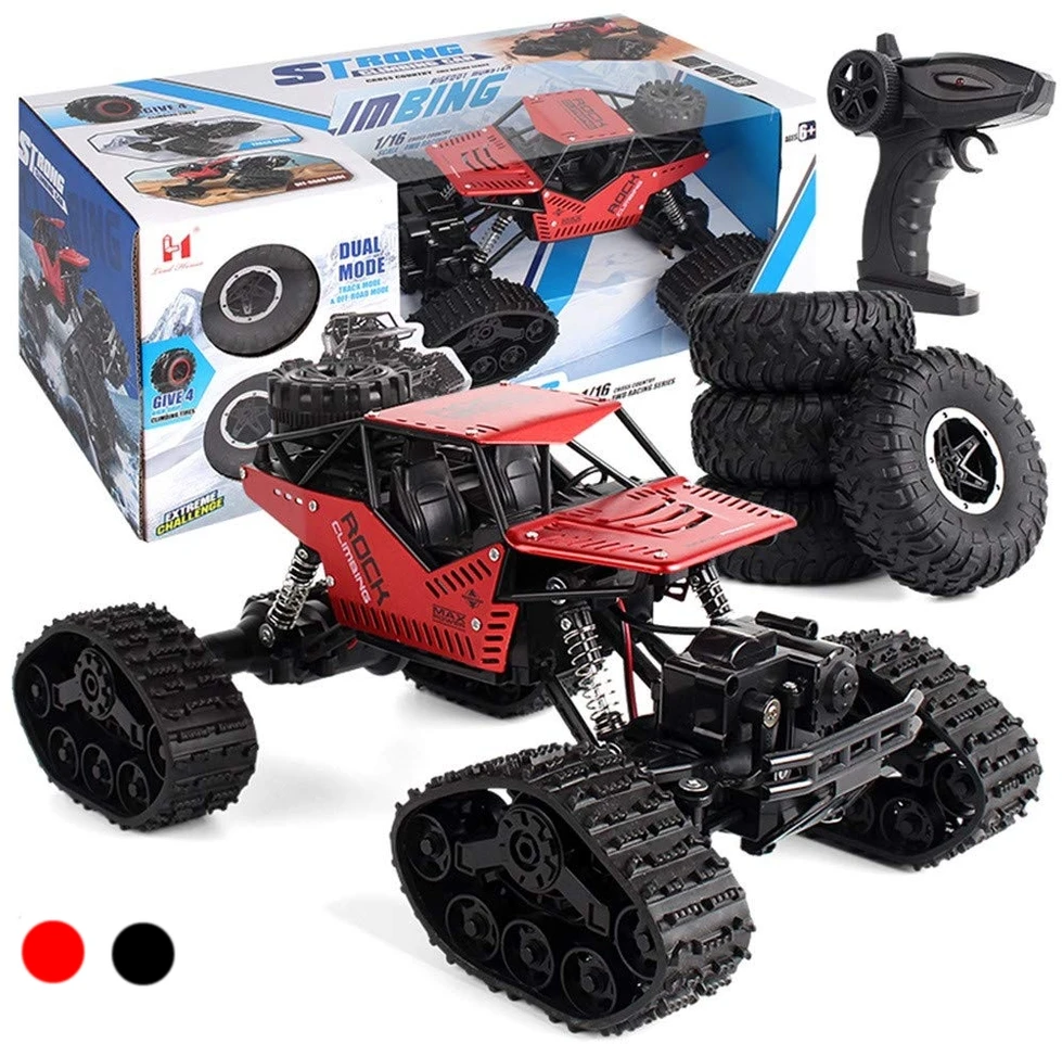 RC Rock Crawler 4x4 LHC012 automobilis 2in1 raudonas
