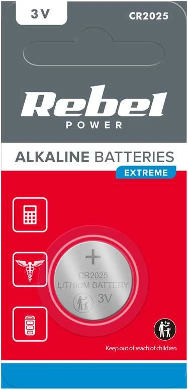 Baterija CR2025 Rebel EXTREME