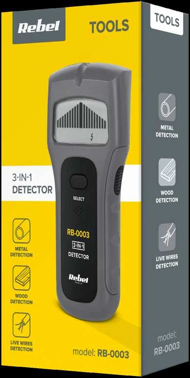Metalo medžio ir elektros instaliacijos detektorius Rebel RB-0003
