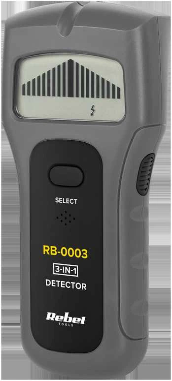 Metalo medžio ir elektros instaliacijos detektorius Rebel RB-0003