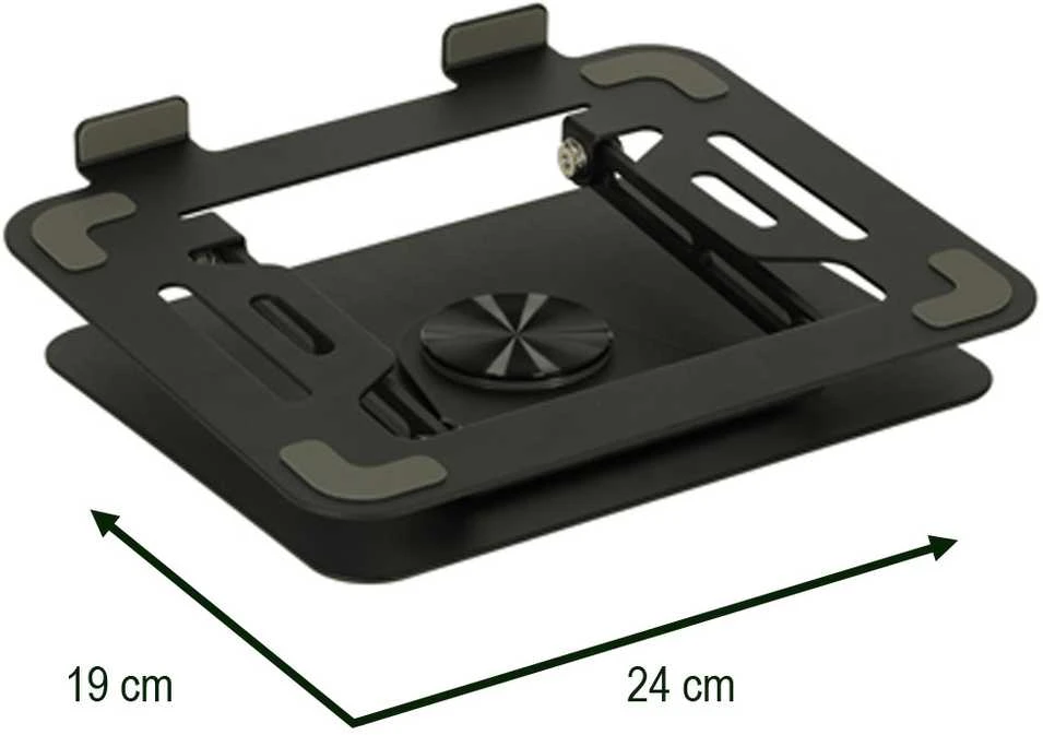 Reguliuojamas 360° ergonomiškas nešiojamojo kompiuterio stovas