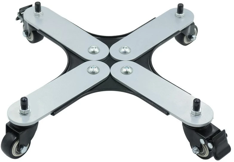 Reguliuojamas gėlių stovas su ratukais, 37–52 cm