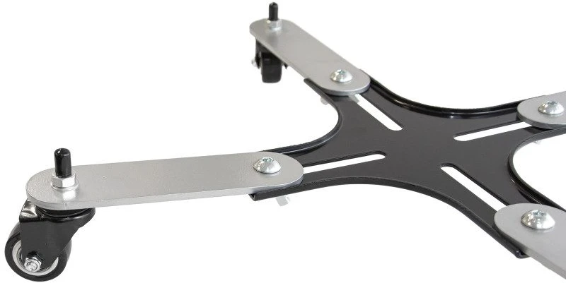 Reguliuojamas gėlių stovas su ratukais, 37–52 cm