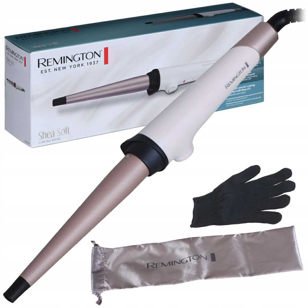 Remington CI4740 hair styling tool Curling wand Warm rusvai gelsvas, Juodas