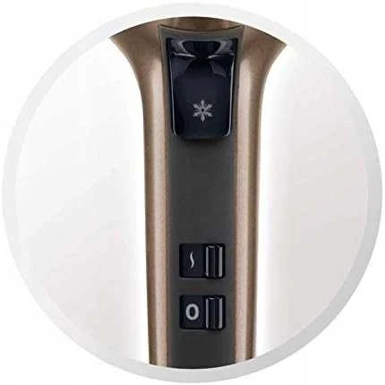 Plaukų džiovintuvas Remington The Salon Collection Air3D Plaukų džiovyklė | D7777 | 1800 W | Temperatūros nustatymų skaičius: 3 | Jonizavimo funkcija | Difuzoriaus antgalis | Ruda