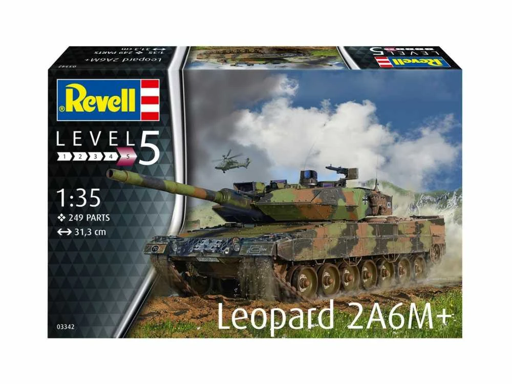 Revell – Leopard 2 A6M+, 1/35, 03342