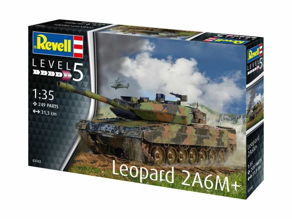 Revell – Leopard 2 A6M+, 1/35, 03342