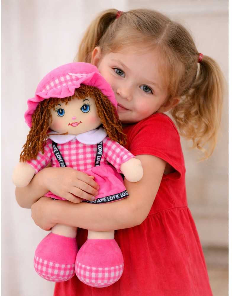 Lean Toys Rožinė lėlytė 35 cm
