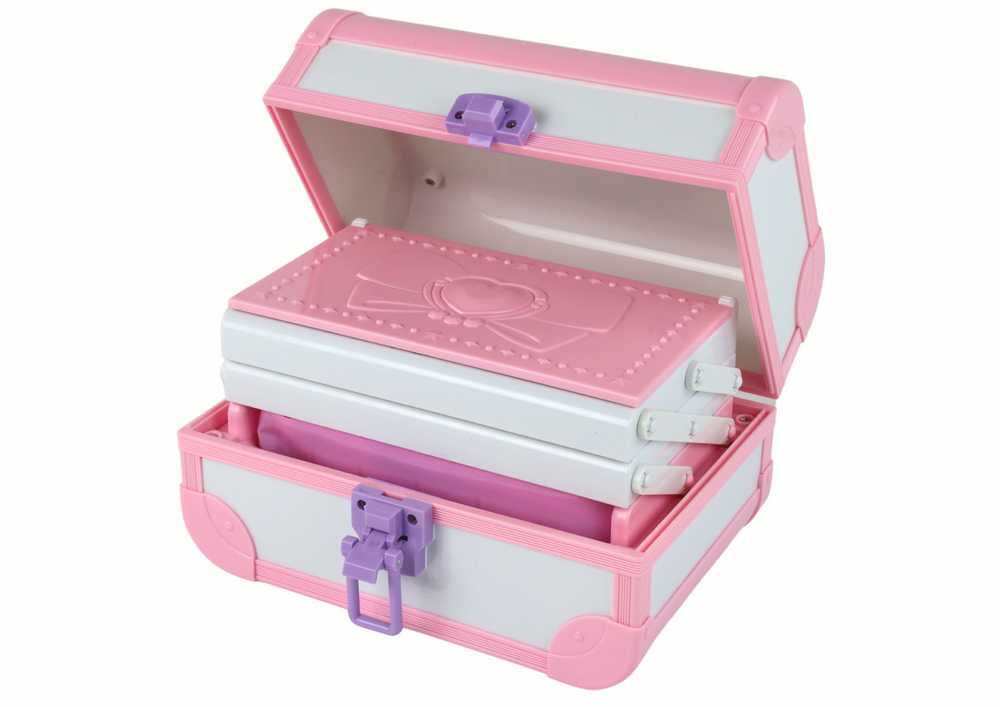 Lean Toys Rožinis grožio kosmetikos rinkinys vaikams