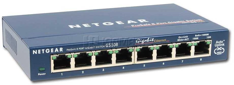 Šakotuvas Netatmo Netgear Switch GS108GE Nevaldomas, Stalinis kompiuteris, 1 Gbps (RJ-45) jungtys kiekis 8, Maitinimo tipas Išorinis