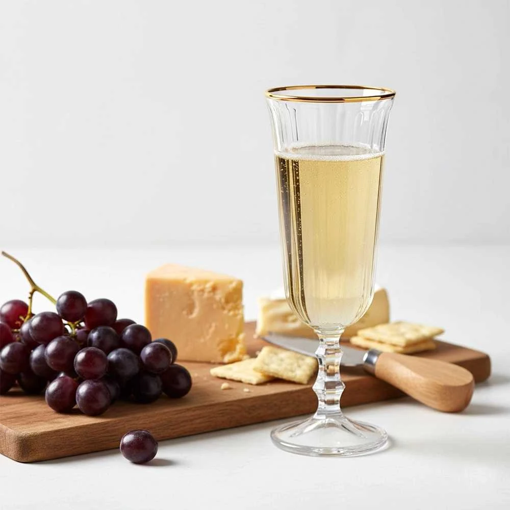 Excellent Houseware Nežinomas Šampano taurė, stiklas, 0.12 l