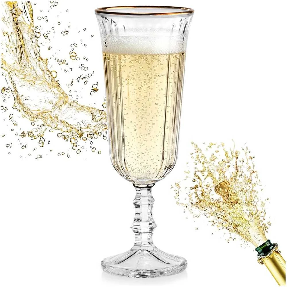 Excellent Houseware Nežinomas Šampano taurė, stiklas, 0.12 l