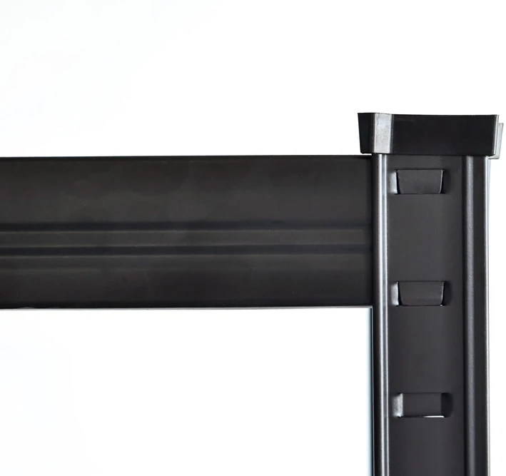 Sandėliavimo lentyna – stelažas HATIS, 180x90x45 cm, 265kg, juoda