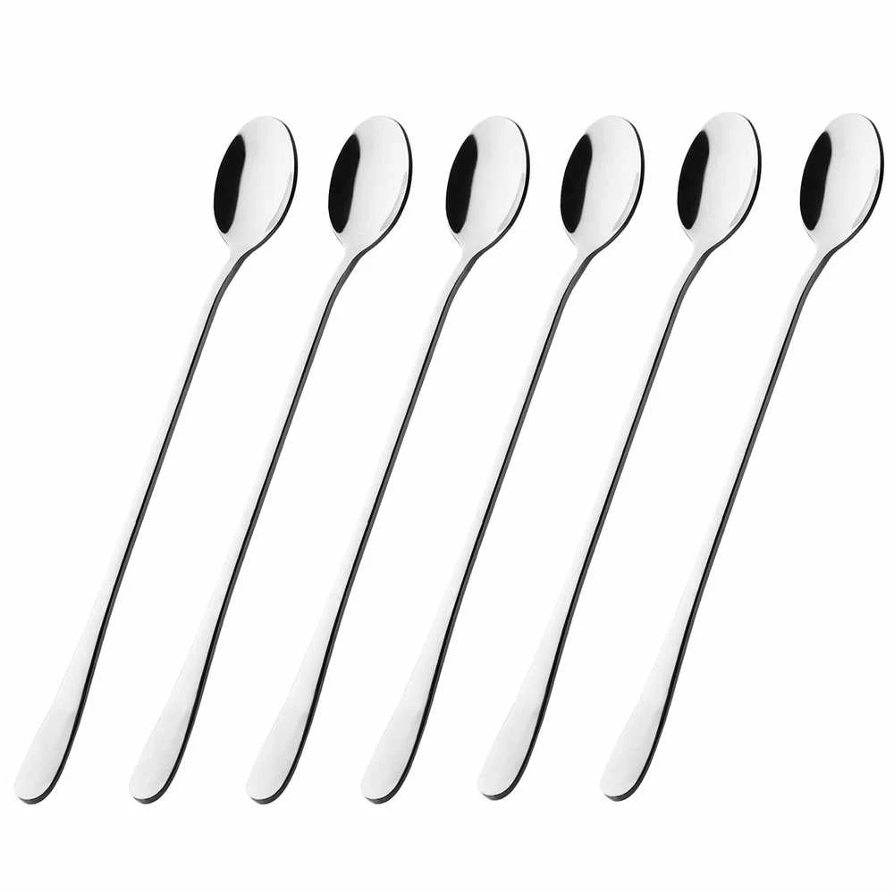 Šaukšteliai Springos 19,7 cm, 6 vnt., nerūdijantis plienas