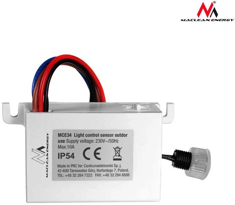 MACLEAN MCE34 Maclean MCE34 šviesos valdymo jutiklis 2300W