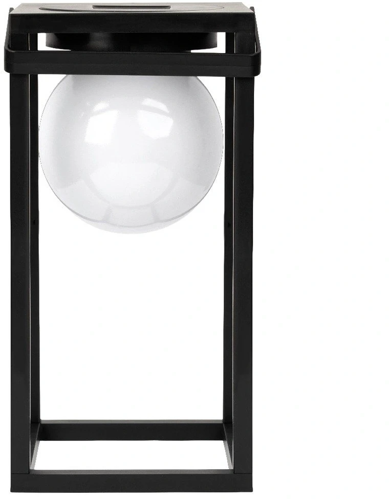 Mondex Lauko šviestuvas su saulės baterija IP44 15x15x30cm juodas