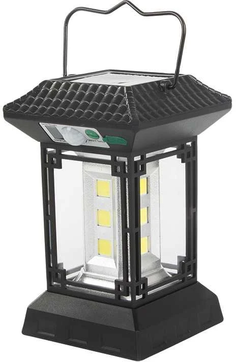 Saulės energija maitinama lempa su judesio jutikliu 60 LED COB