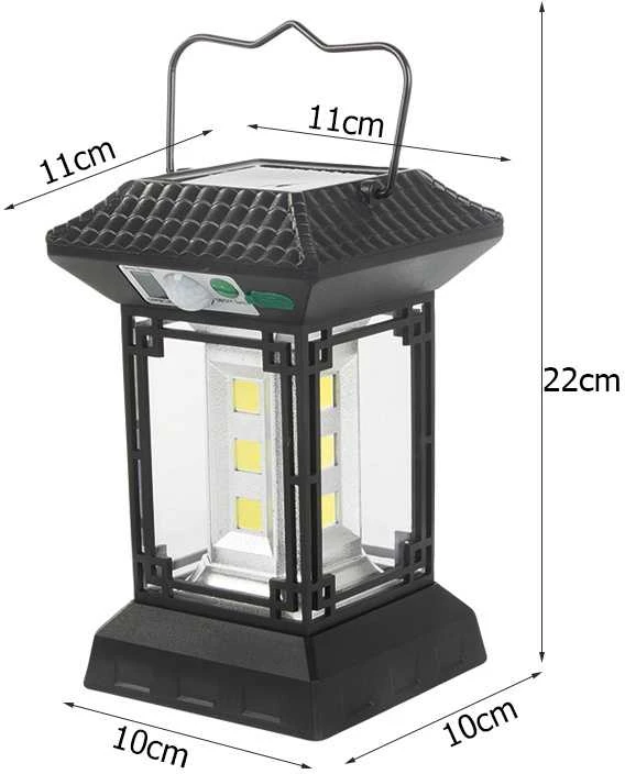 Saulės energija maitinama lempa su judesio jutikliu 60 LED COB