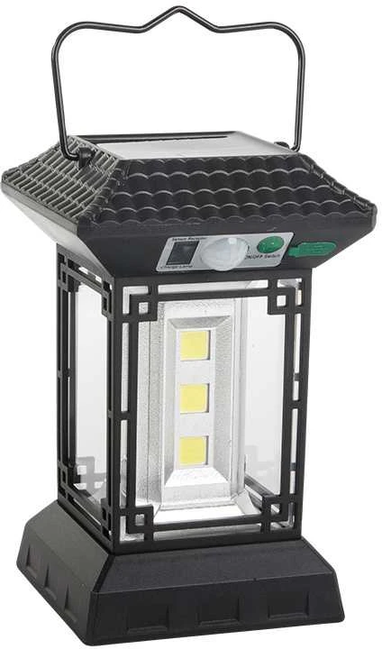 Saulės energija maitinama lempa su judesio jutikliu 60 LED COB