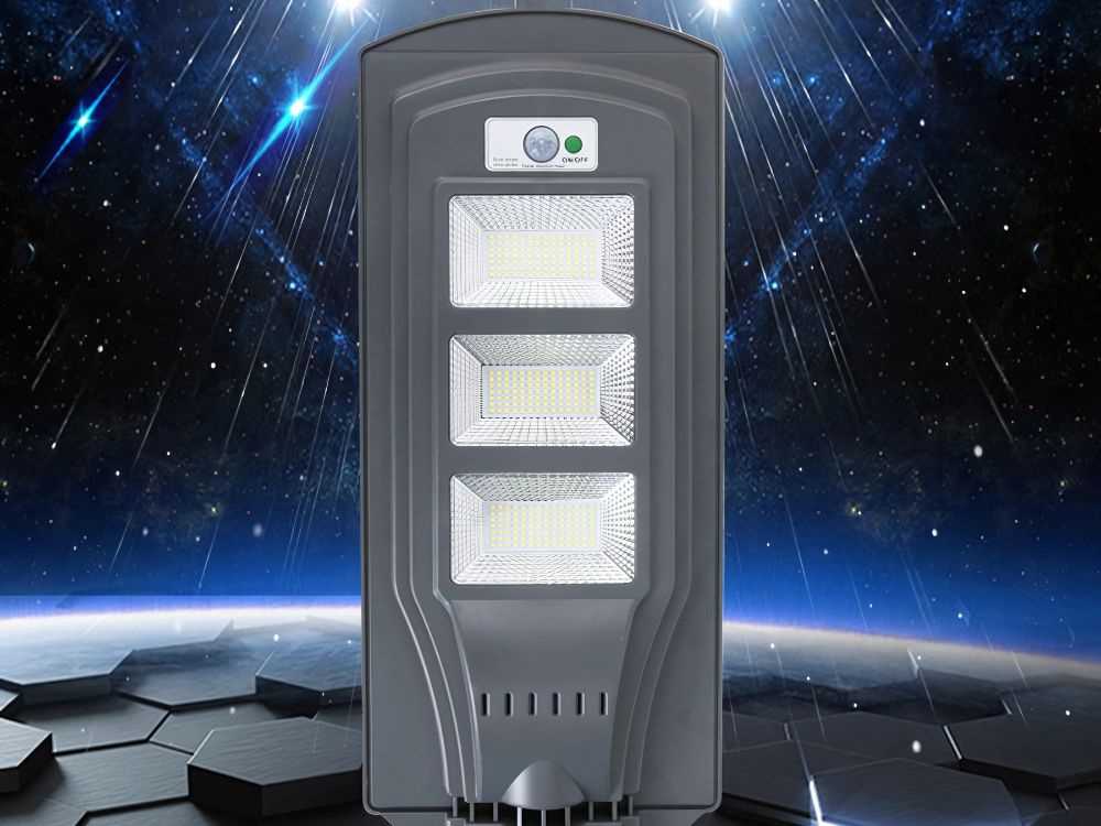 Saulės LED lempa su nuotolinio valdymo pultu, IP65