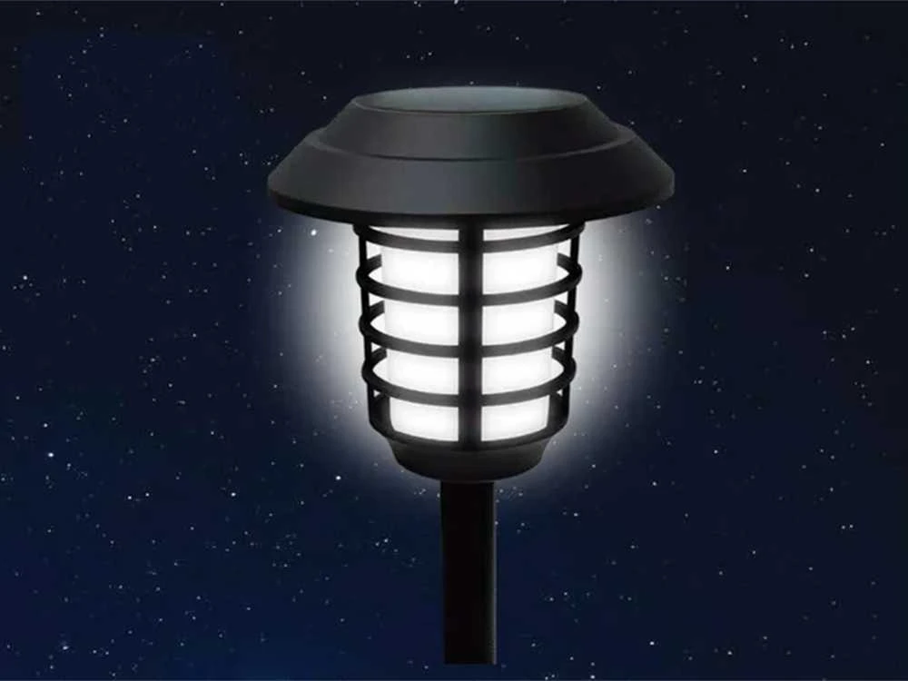 Saulės sodo lempa su RGB valdymu, IP65, ABS