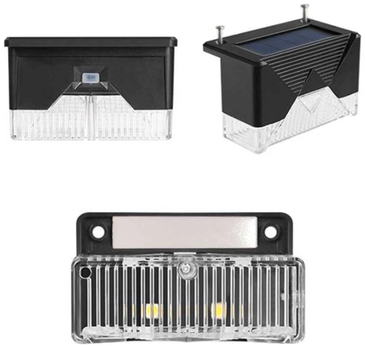 Saulės šviestuvai 4 vnt. su LED ir judesio jutikliu