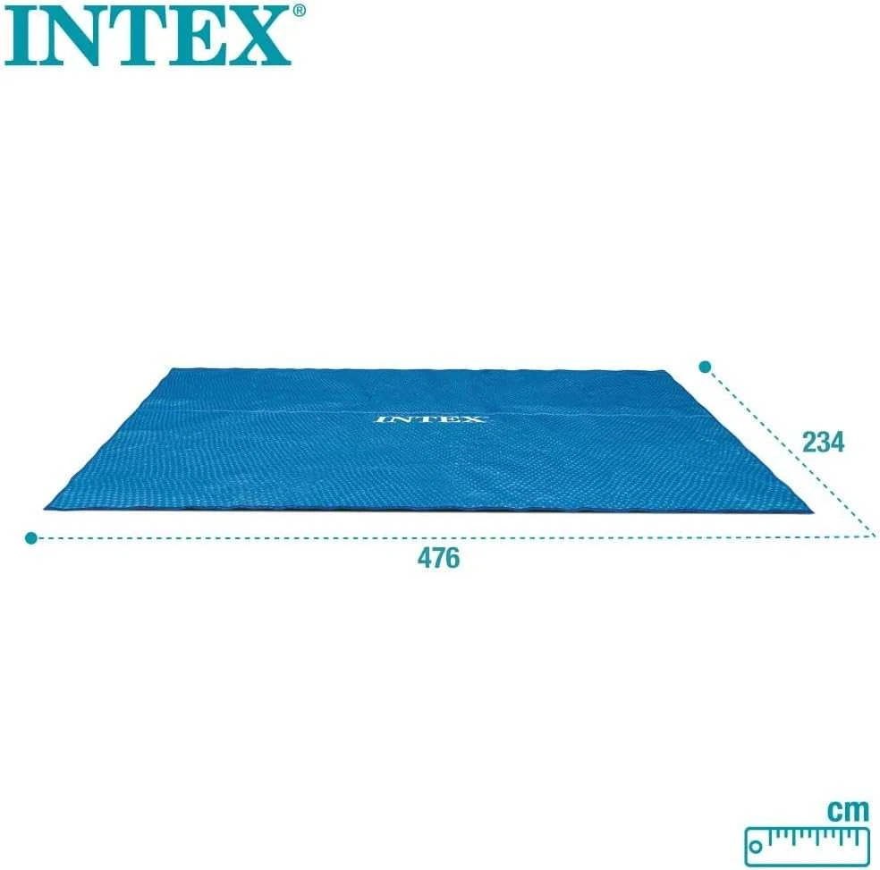 Intex Baseino uždangalas, mėlynas, 476x234cm, polietilenas