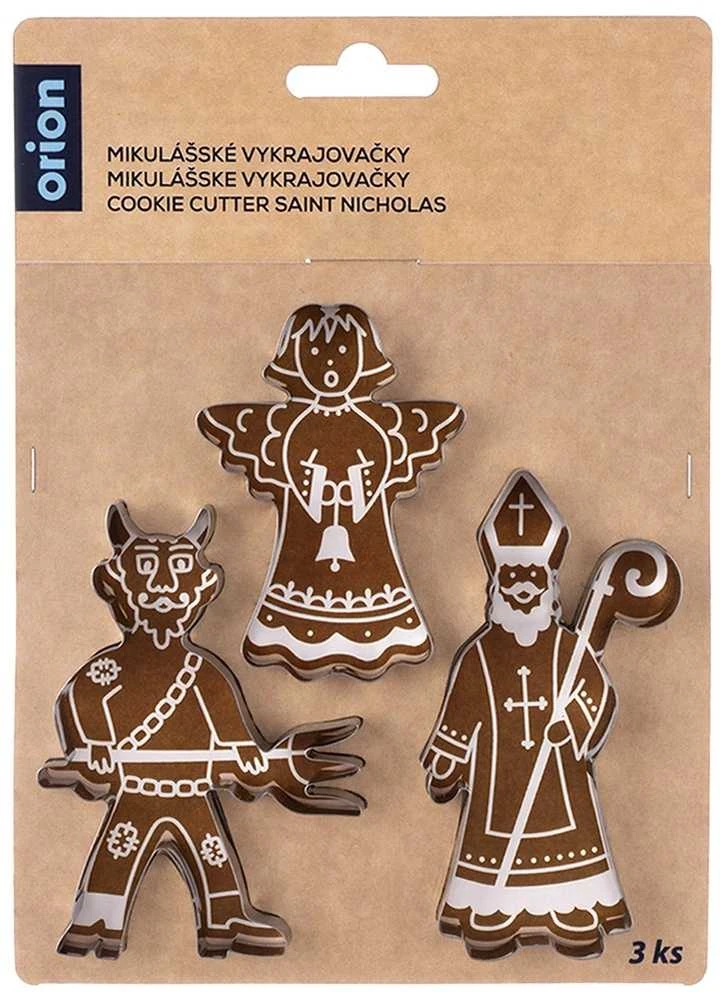 Lumarko Orion Keksų formelės - Kalėdų angelui, velniui ir Seneliui, 3 vnt.