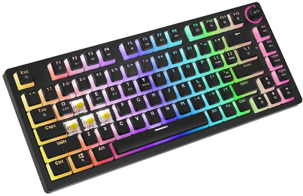 Mechaninė klaviatūra - Savio Phenix Gateron Raudona Pro
