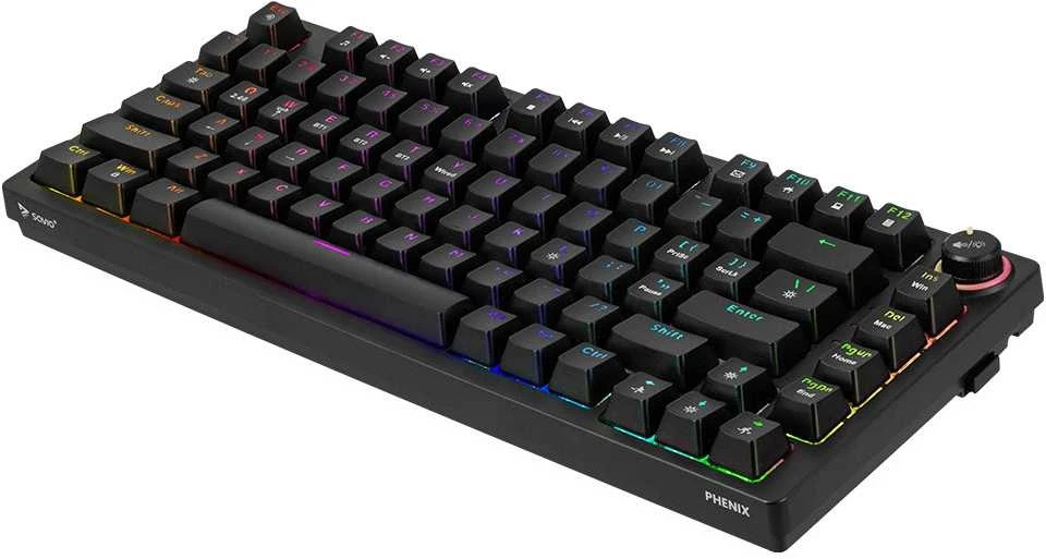 Belaidė Klaviatūra - SAVIO PHENIX Gateron Geltona Pro ABS