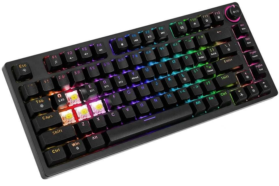 Belaidė Klaviatūra - SAVIO PHENIX Gateron Geltona Pro ABS