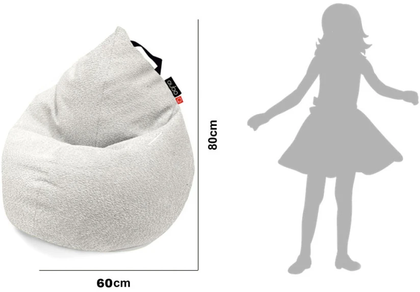 Vaikiškas sėdmaišis Qubo Drizzle Drop Fig SOFT FIT