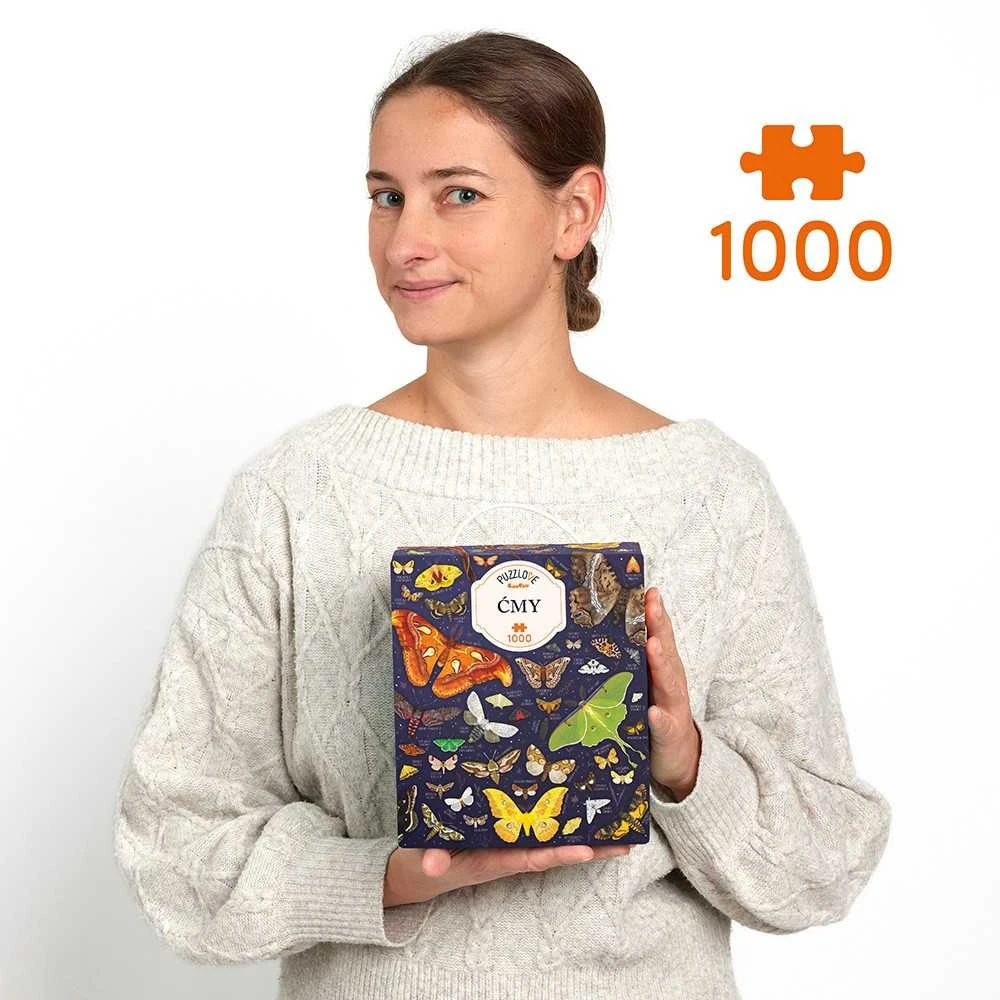 CzuCzu Dėlionė 1000 vnt. - Drugeliai