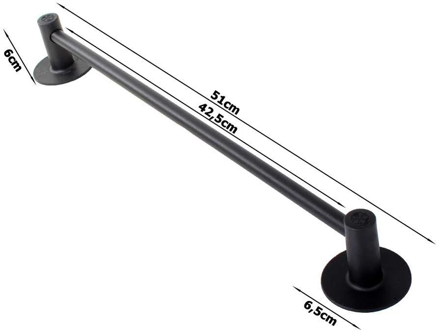 Seninis laikiklis 51 cm, juodas