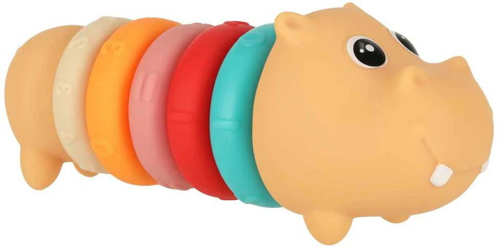Hippo sensoriniai blokai edukaciniai minkšti galvosūkiai