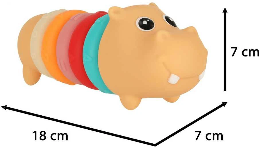 Hippo sensoriniai blokai edukaciniai minkšti galvosūkiai