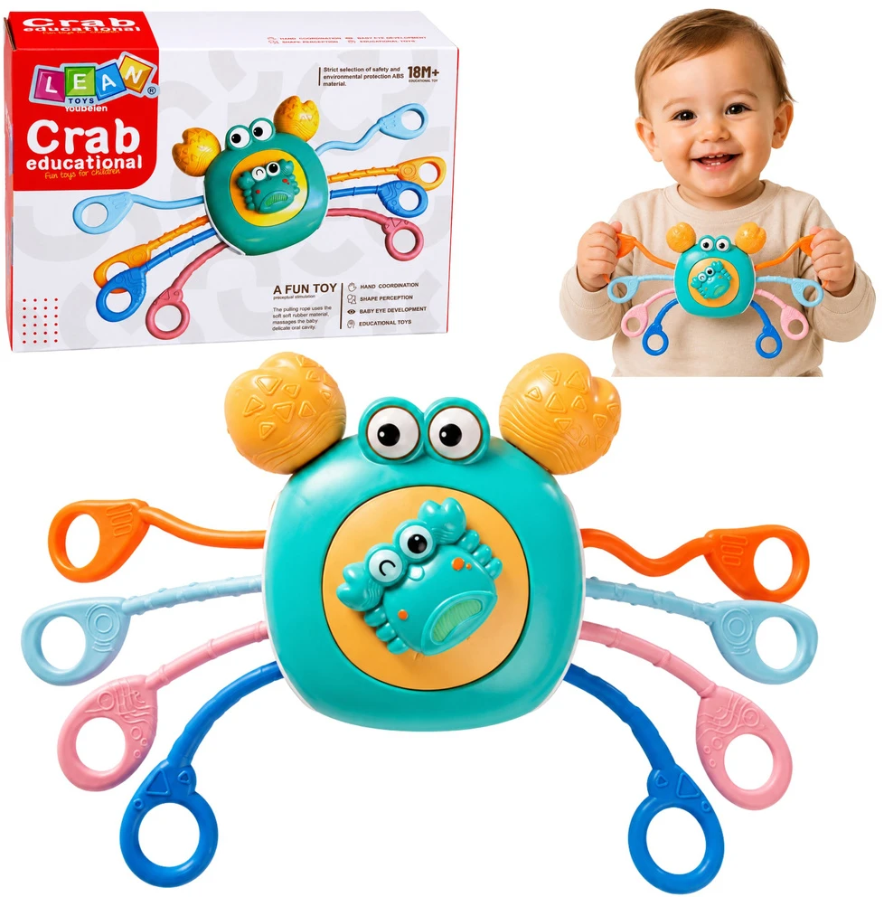 Lean Toys Sensorinis žaislas mėlynas