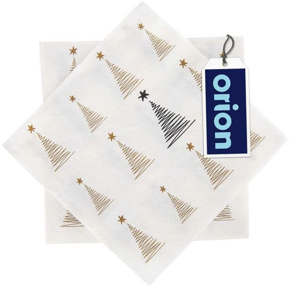 Papierservietten Servietten 3-lagig weihnachtlich CHRISTBAUM 33x33 cm 20 Stk.