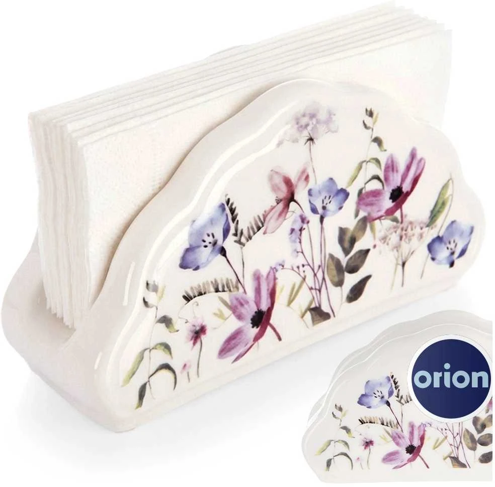 Orion Servetėlių laikiklis porcelianinis 13 × 4,5 × 7 cm