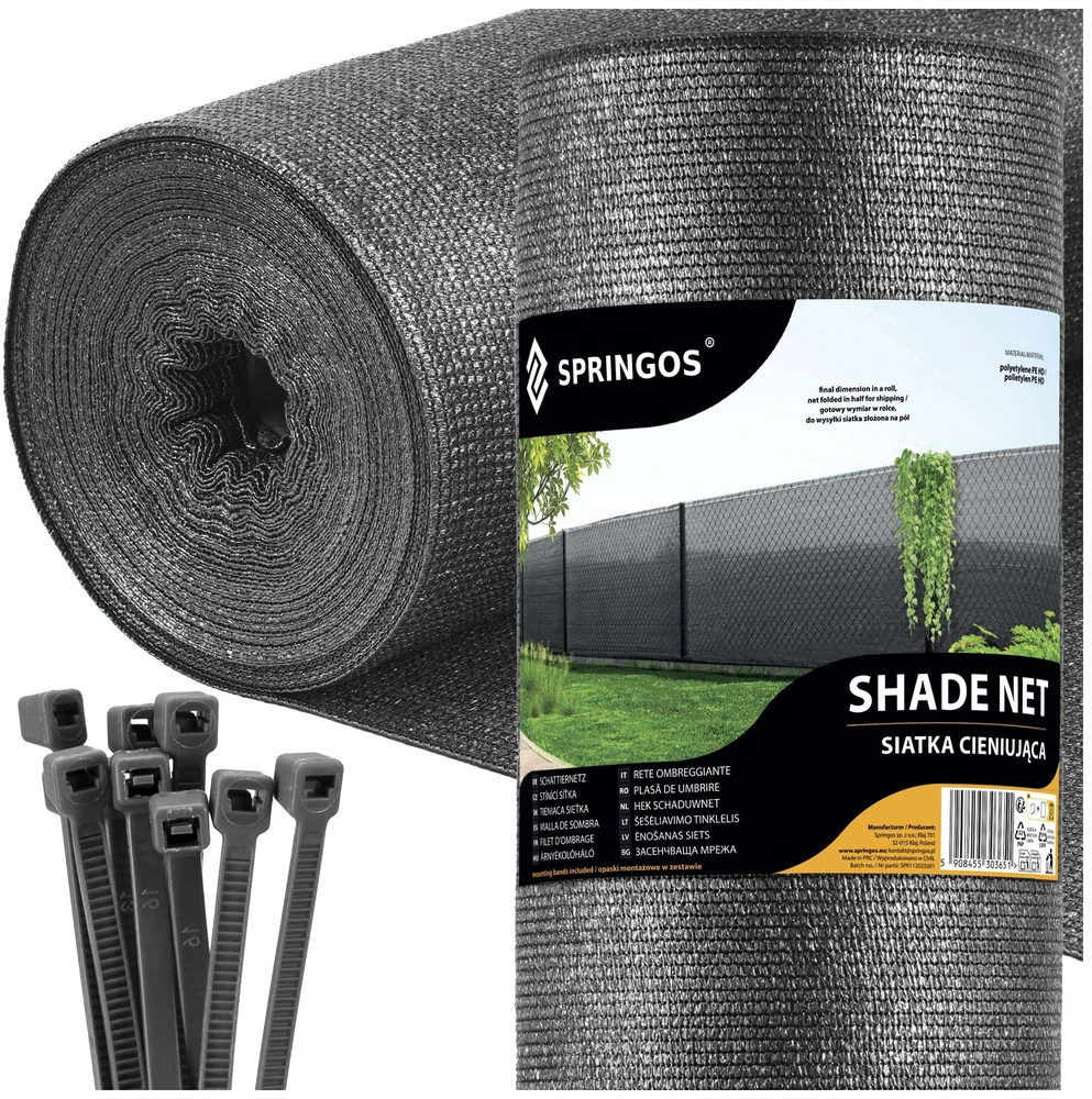 Springos Šešėliavimo tinklas 1,7 x 25 m