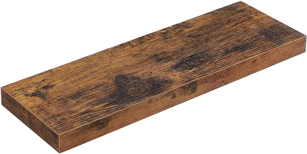 Leobert Sieninė lentyna, ruda, 60 x 20 x 3,8 cm
