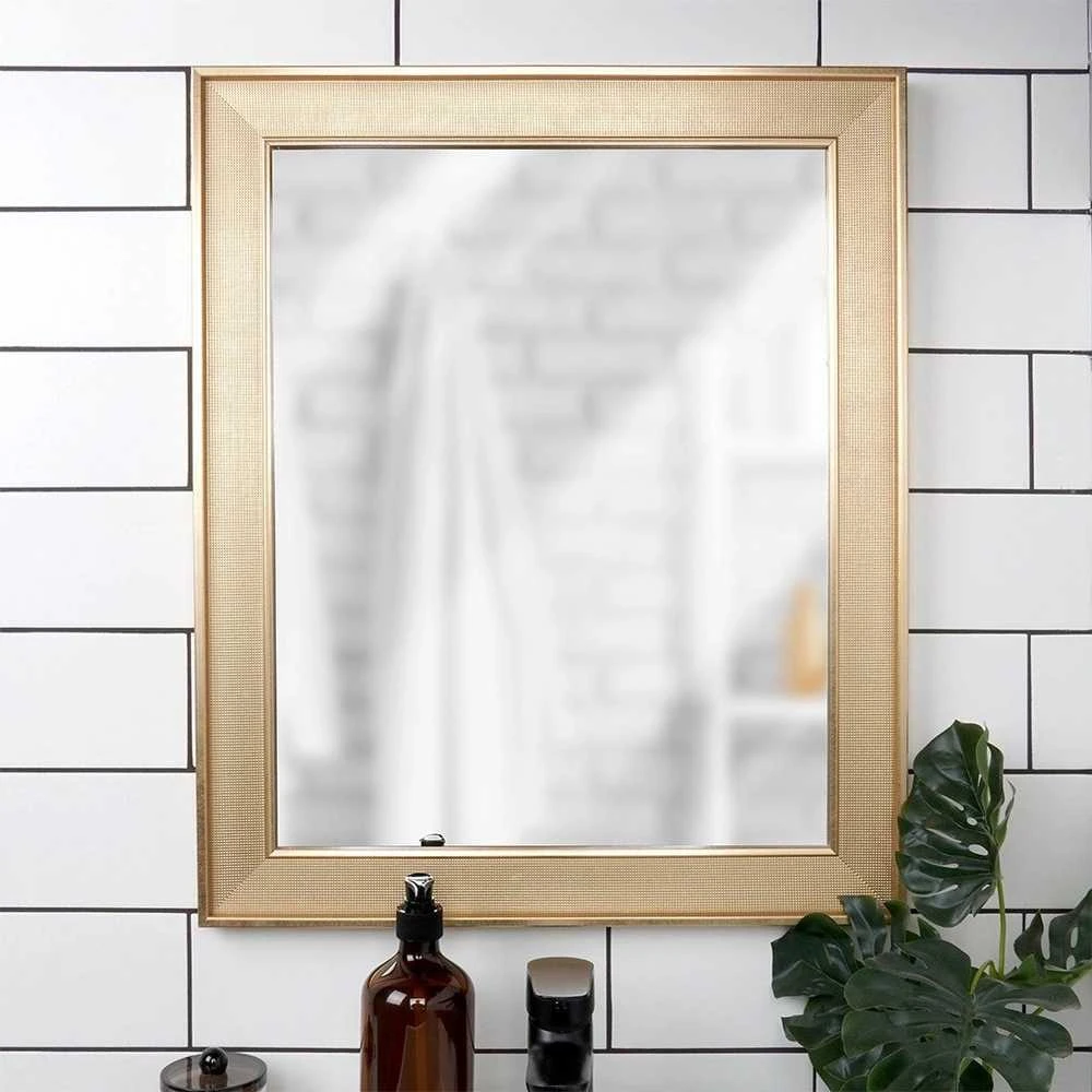 Home Styling Collection Veidrodis pakabinamas auksinis 49,5x59,5 cm