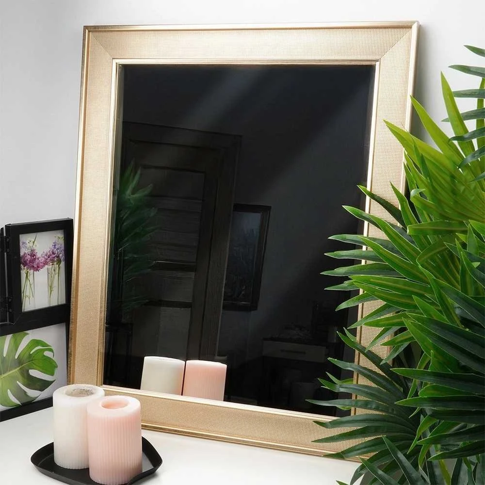 Home Styling Collection Veidrodis pakabinamas auksinis 49,5x59,5 cm