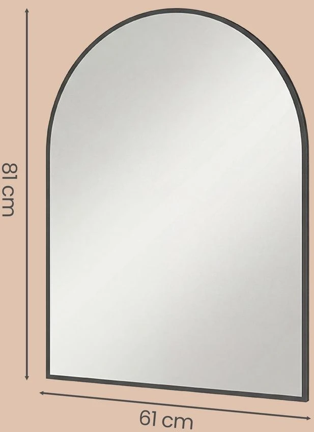 Songmics Sieninis veidrodis 81 x 61 cm