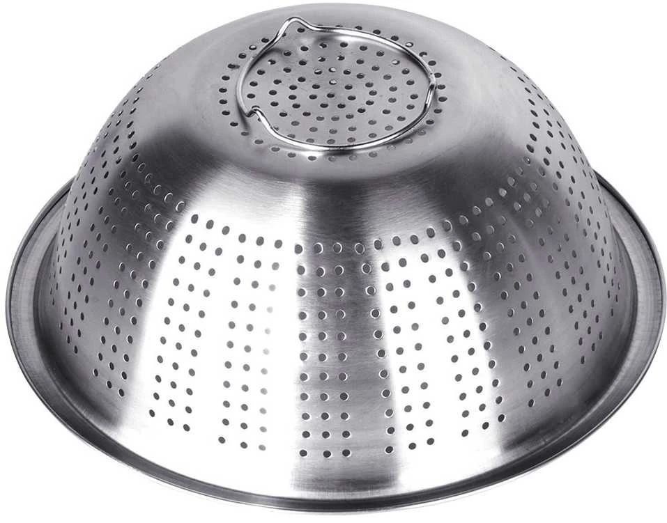 Excellent Houseware Plieninis koštuvas su dubeniu 24 cm