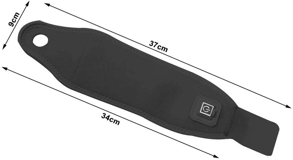 Šildantis riešo įtvaras su USB-C, 3 šilumos lygiai