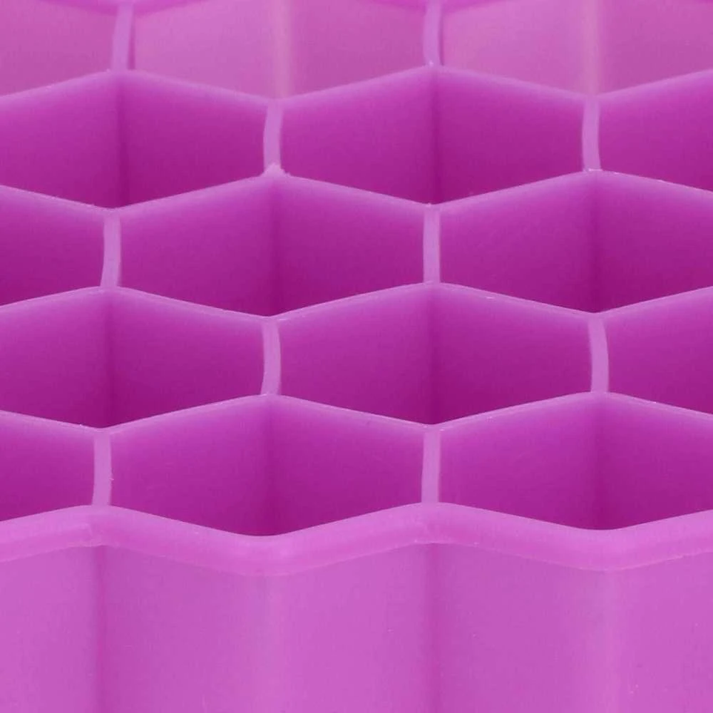 Silikoninė ledo forma Springos 20x12 cm violetinė